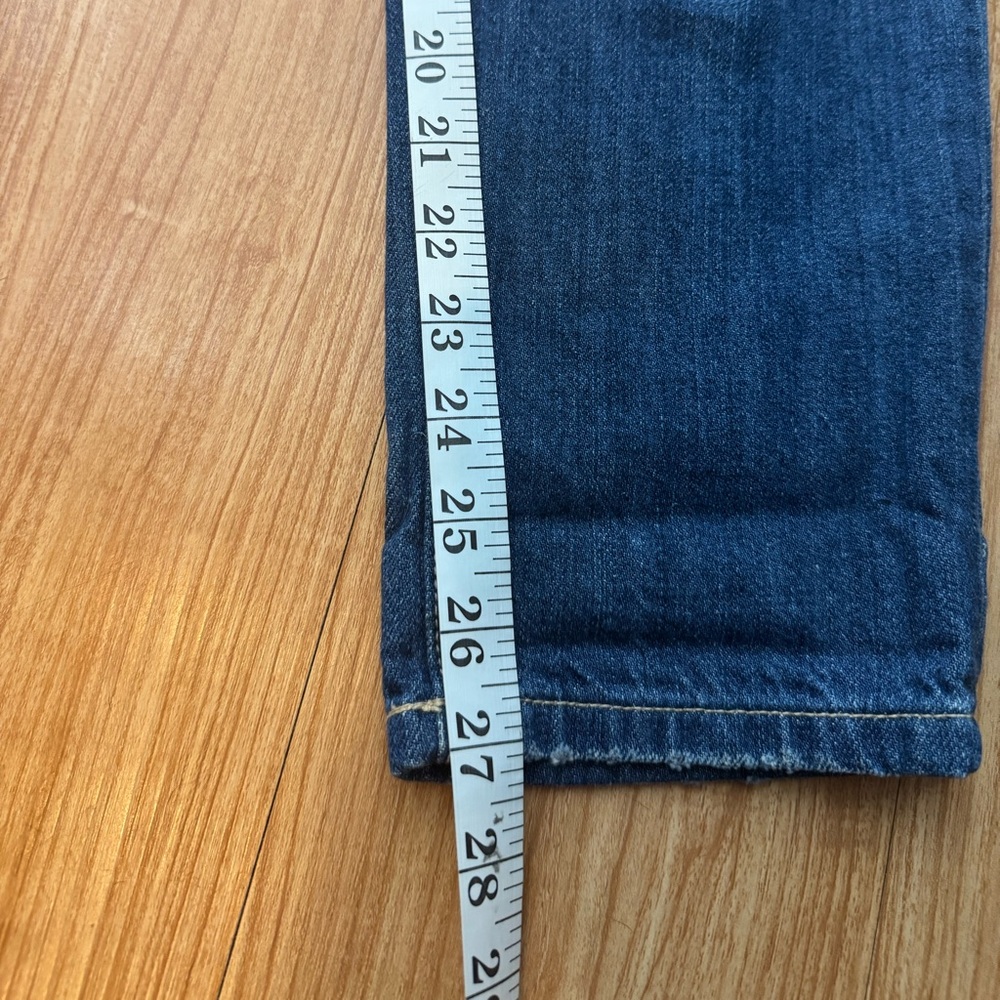 Current/Elliott The Fling Floral Embroidery Distressed Button Fly Jeans Size 27 - Picture 13 of 13